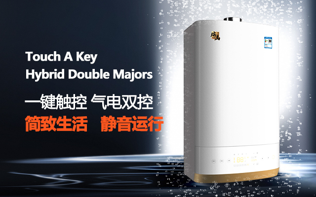 雙能源壁掛爐，省氣25%